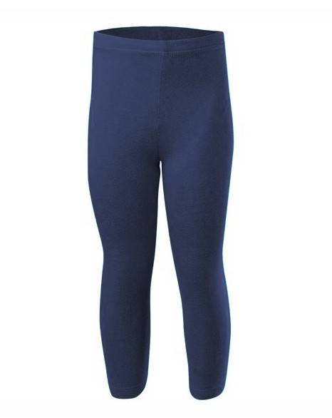 Shop our Navy Blue 3/4 Length Cotton Sport Leggings for Women, Men, and Kids