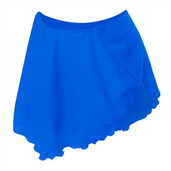 Chiffon Training Wrap Skirt - BALLET and GYMNASTICS bluebell