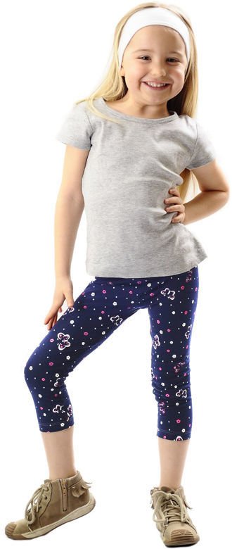 Children's 3/4 Leggings with BUTTERFLY Print.