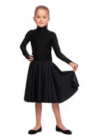 Competition Ballroom Dance Dress FIRST STEP VIP Black