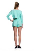 Short sports fitness mint green shorts