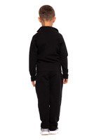 Sport sweatshirt with high collar, zipper and black pockets