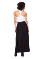 Viscose MAXI Skirt - black.