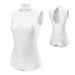 Women's Back Tear Drop Golf Collar White Gymnastic Training Body