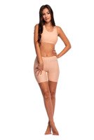 Women's and children's short nude leggings shorts.