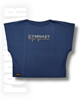 Bluza oversize z nadrukiem z serii "Rutyna czyni mistrza"