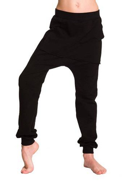 Children's black pump sweatpants.