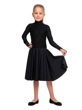 Competition Ballroom Dance Dress FIRST STEP VIP Black