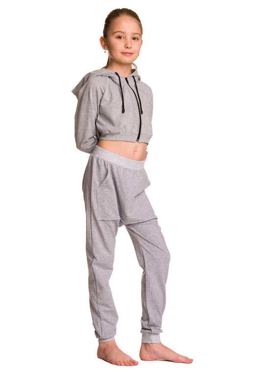 Children's jogger sweatpants - denim