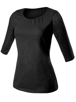 3/4 Sleeve T-Shirt - Black