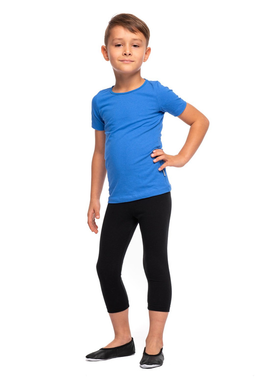 Short-sleeved Training T-Shirt Dance/Gymnastics - Cornflower Blue.