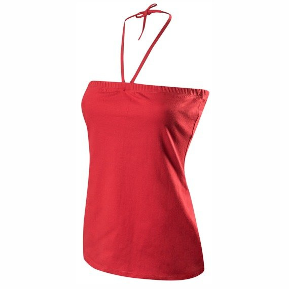 Red Halterneck Corset Top