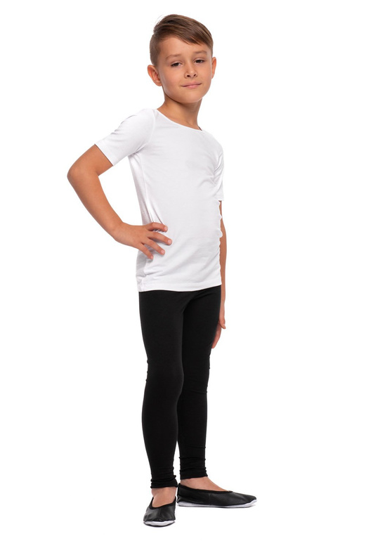 Short Sleeve Dance/Gymnastics Training Shirt - White