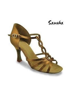 Buty do łaciny ROSALIA | TAN cielisty opalony