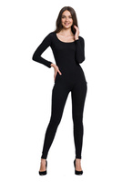 DR jumpsuit with long legs - black.