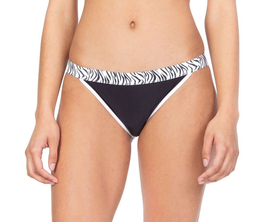 Bikini swimsuit bottom - black ZEBRA.