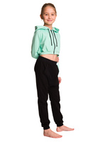 Children's black pump sweatpants.