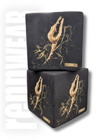 GOLDEN GYMNAST | Kostka treningowa do ćwiczeń | Pufa |  40x40x40 cm | rennWEAR