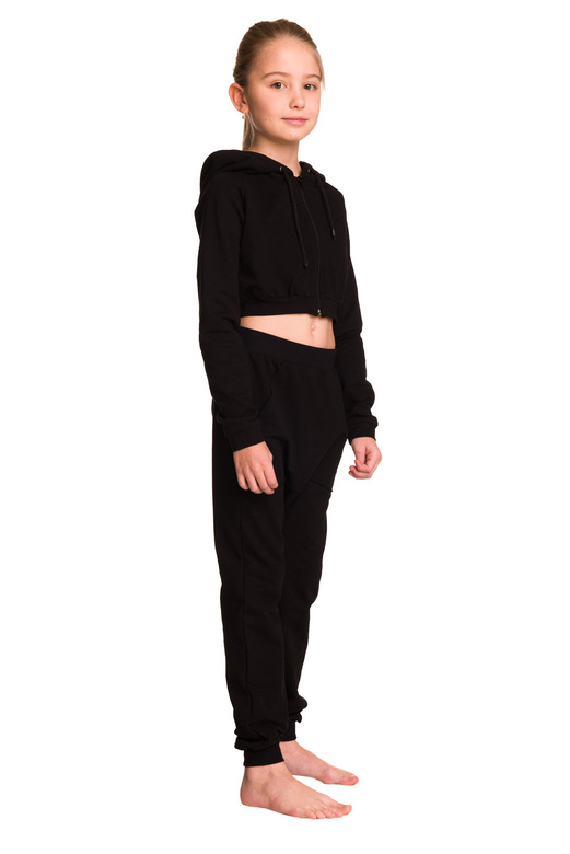 Children's black pump sweatpants.