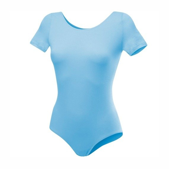 Gymnastics Training Body with Short Sleeve B100K Blue.