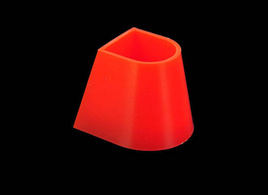 Ochraniacze na obcasy - FLARE RED