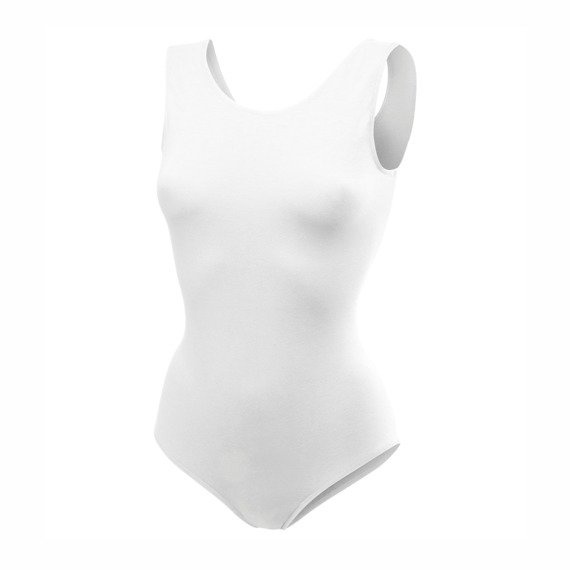 Sleeveless Gymnastic Body Training B100B White