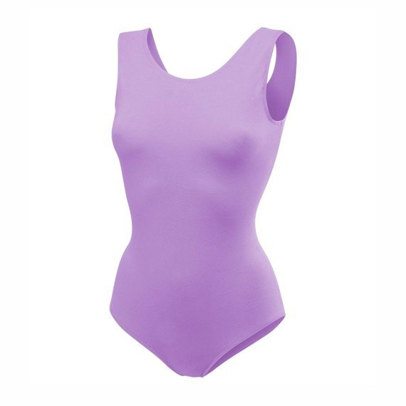 Sleeveless Gymnastic Training Body B100B in Heather Purple.