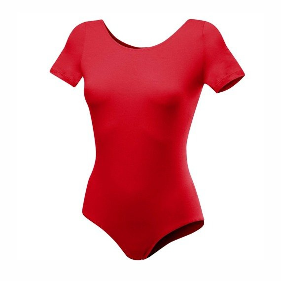 Red Short Sleeve Gymnastic Training Body B100K