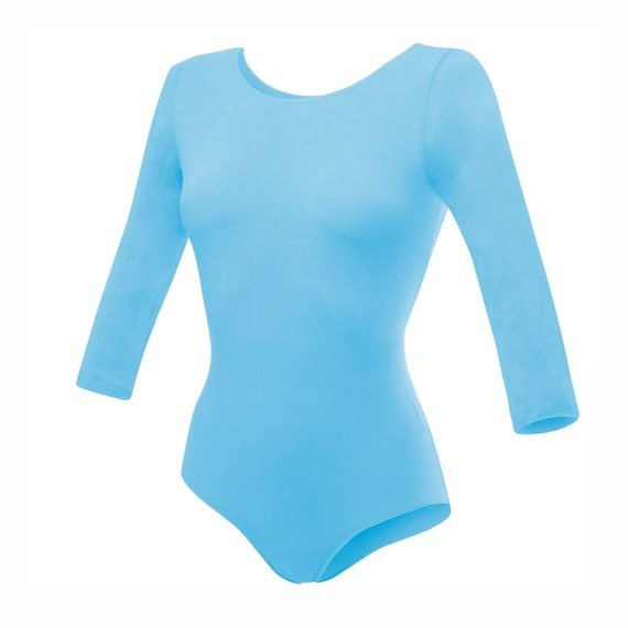 Gymnastic Training Body with 3/4 Sleeve B10034 Blue