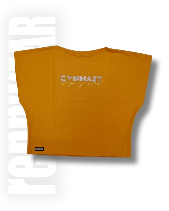 Bluza oversize z nadrukiem z serii "Rutyna czyni mistrza"