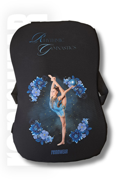 RG BLUE KWIATY | Poduszka na plecy | rennWEAR