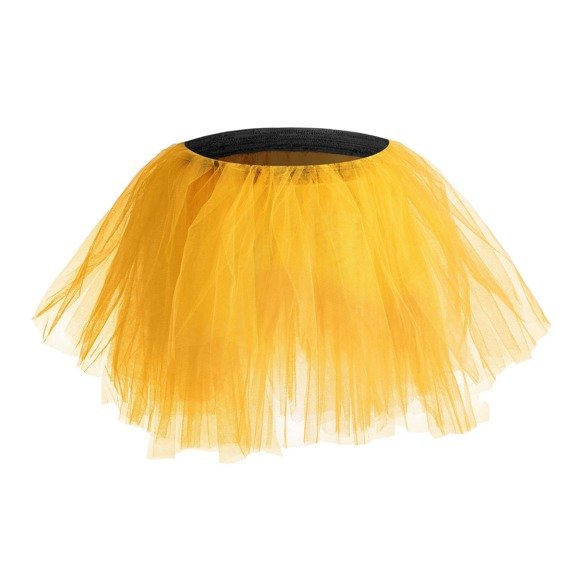 Layered yellow tulle TUTU skirt.