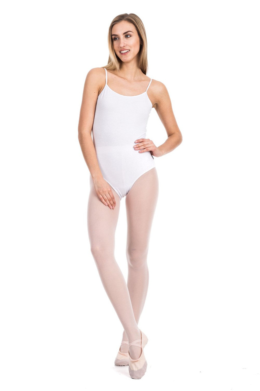 Sleeveless Gymnastics Body Training B100CR in White