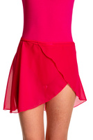 Chiffon Tie-Up Ballet and Gymnastics Training Skirt - Fuchsia