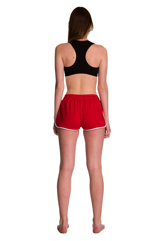 OUTLET Women's Short Sport Cotton Shorts with Red Insert