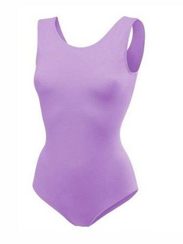 Sleeveless Gymnastic Training Body B100B in Heather Purple.