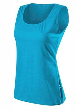 Sleeveless blouse - turquoise