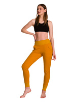 Fitted Mustard Women's Sweatpants