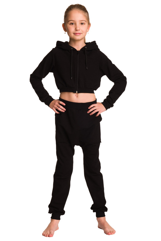 Children's black pump sweatpants.