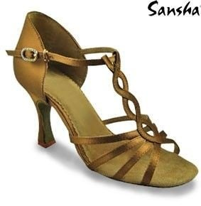 Buty do łaciny ROSALIA | TAN cielisty opalony