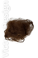 Hair Mash - 2 units - dark brown