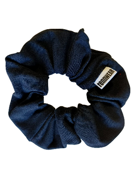 Black Cotton Sprunchie Hair Tie