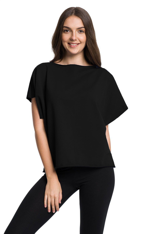 Bluzka T-shirt oversize czarny