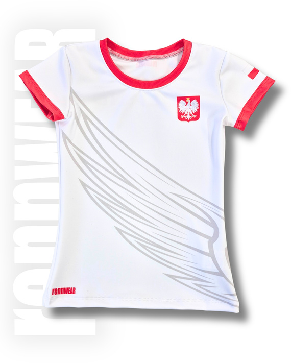 Koszulka z krótkim rękawem POLAND WINGS | rennWEAR