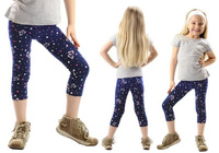 Children's 3/4 Leggings with BUTTERFLY Print.