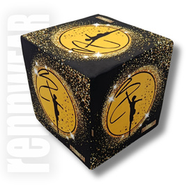 GOLDEN DUST | Kostka treningowa do ćwiczeń | Pufa |  40x40x40 cm | rennWEAR