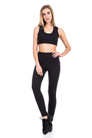 Women's Sport Cotton Tank Top - Black.