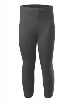 Sport 3/4 Length Leggings for Women, Men, and Children in Graphite Cotton