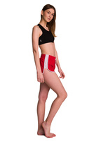 OUTLET Women's Short Sport Cotton Shorts with Red Insert