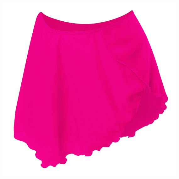 Chiffon Tie-Up Ballet and Gymnastics Training Skirt - Fuchsia